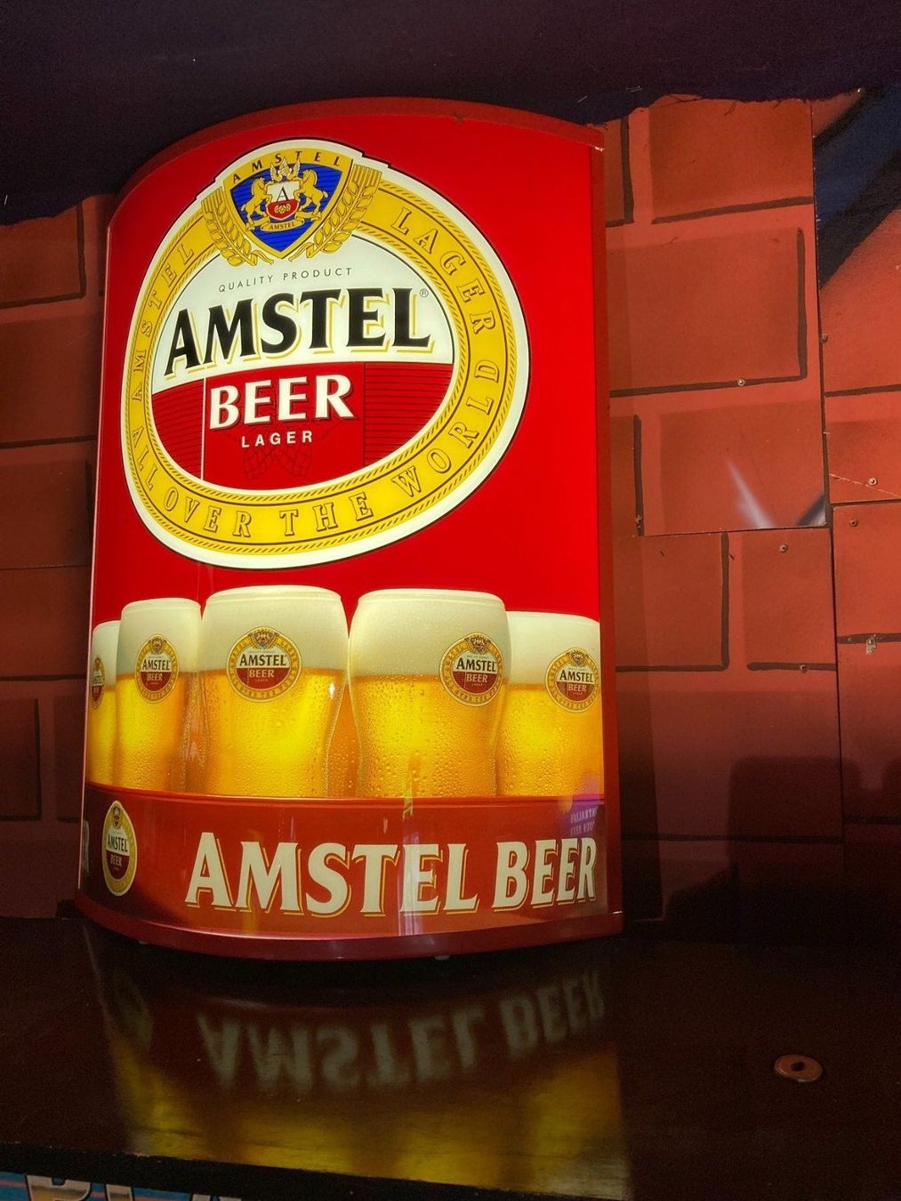 Aebi Schilder: Amstel Bier Leuchtreklame – Gebraucht aus Oberbüren von Gurki610 2