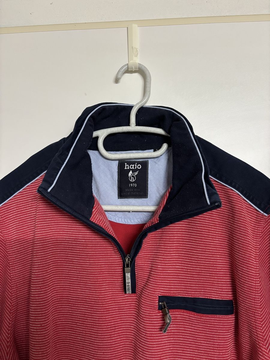 Pulls & Sweat-shirts: Herren Pullover mit Reissverschluss rot Grösse L – D'occasion à Langenthal par mic_r7gc 1