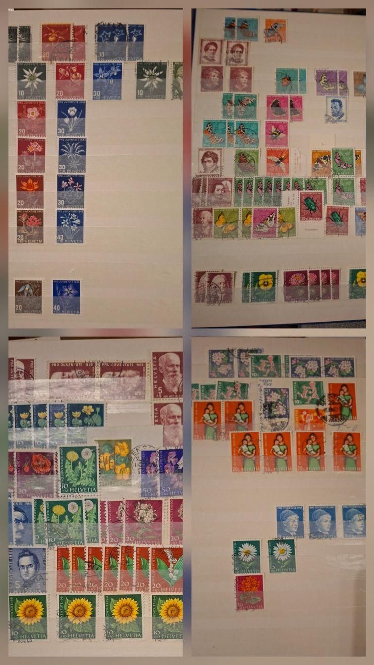Tutti i francobolli: Pro Juventute Sammlung Dubletten – Usato da Balgach venduto da SIMEON27 1