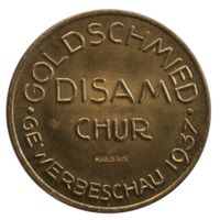 Jeton Goldschmied Disam Chur 1937 GR