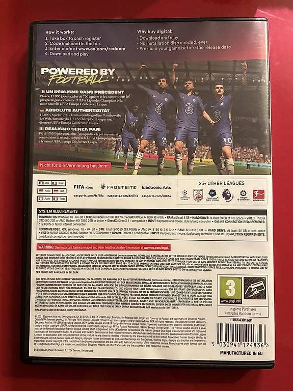 Giochi: FIFA 22 - jeu vidéo pour PC – Usato da Neuchâtel venduto da nono892 1