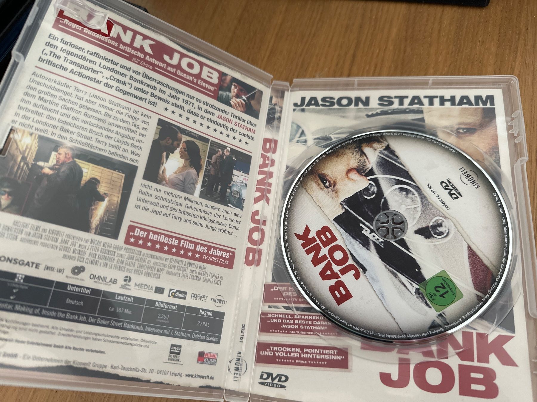 Tutti i DVDs: Bank Job - DVD – Usato da Zwingen venduto da veilchen_123 2