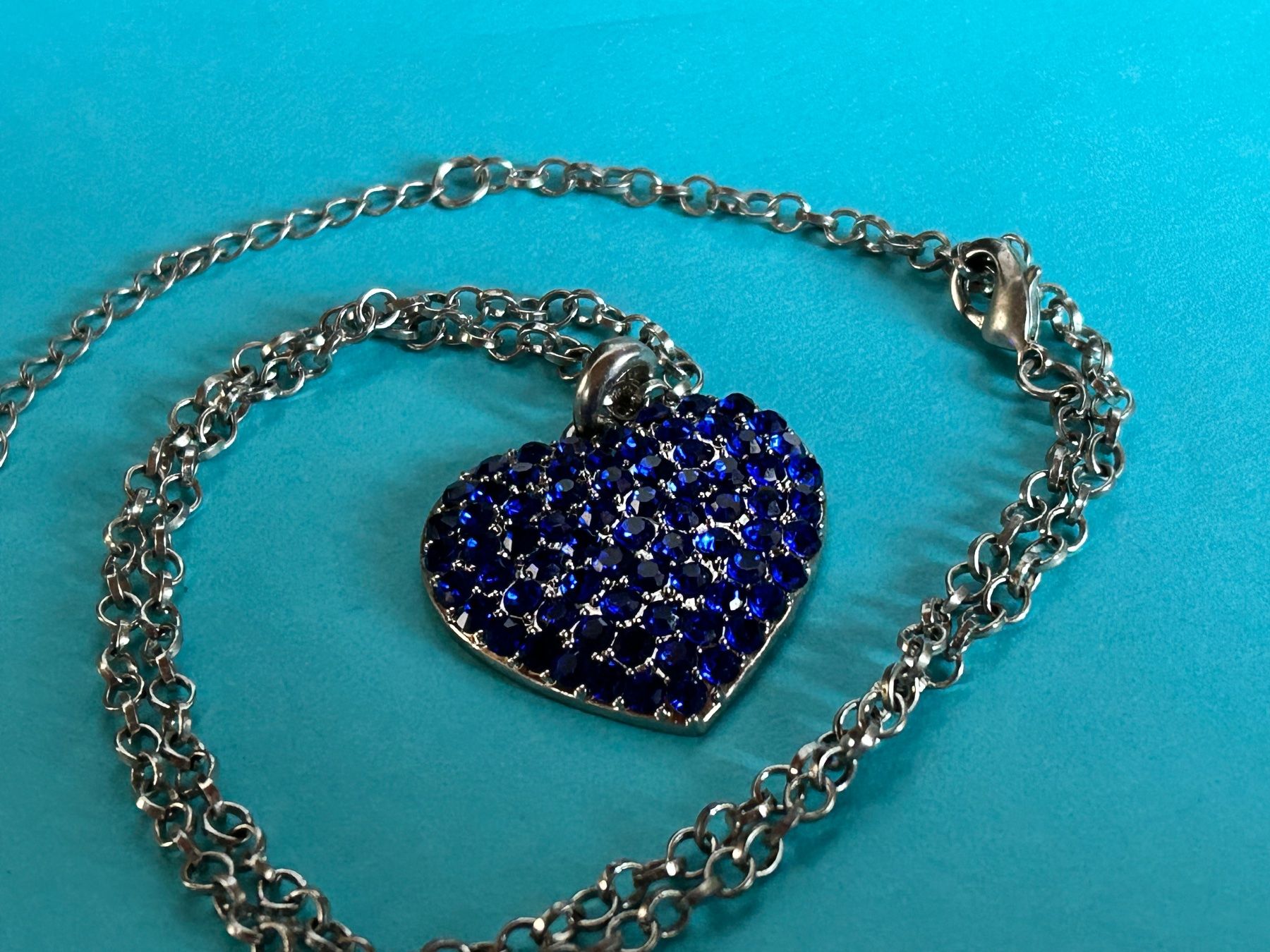 Catenine: Kette Blaues Herz (55cm) – Usato da Laufen venduto da Bellavitaboom 6