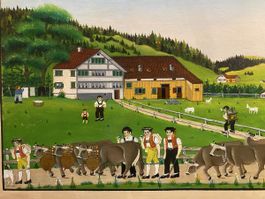 APPENZELLER-BILD VON ALFRED FISCHLI  CH  1964