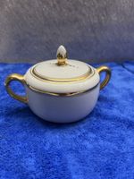 KPM Zuckerdose, weiss/Goldrand, Vintage, Top Zustand! (55)