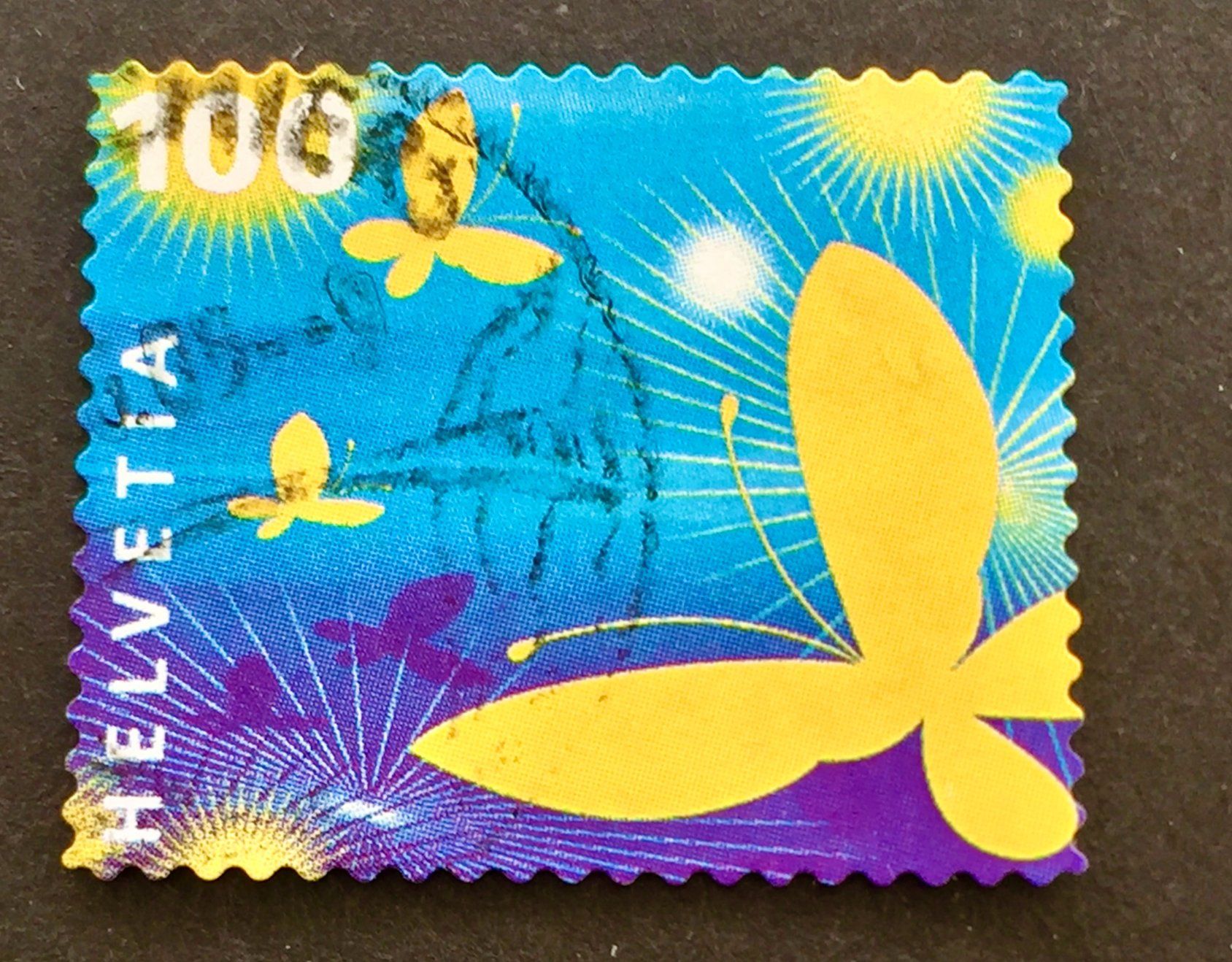 Alle Briefmarken: Nr.1167 SCHMETTERLINGE 2005 Grußmarken GESTEMPELT   – Gebraucht aus Aarau von Billa007