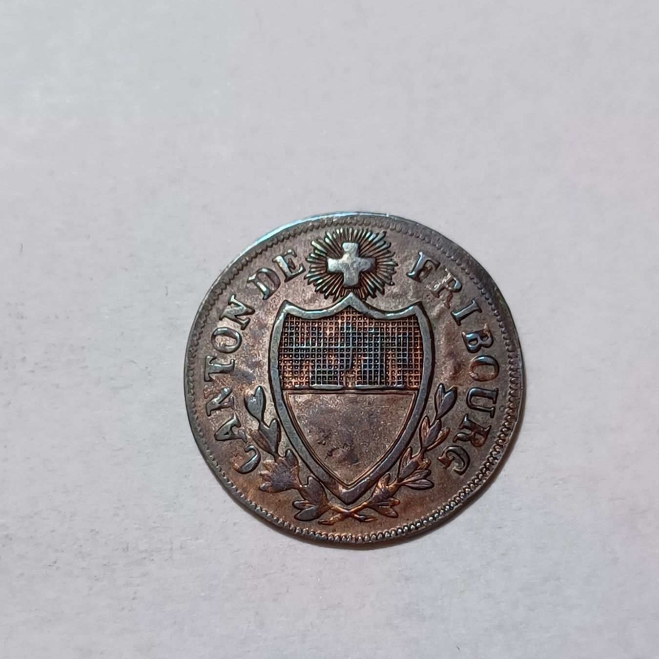 Tutti le monete: 2 1/2 Rappen 1846 Freiburg – Usato da Pfäffikon ZH venduto da Schweizer_Muenzen 1