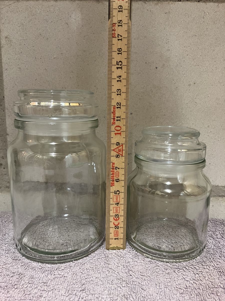 Behälter & Ähnliches: Set of 7 Glass Storage Jars – Gebraucht aus Wettingen von BAG4478 1