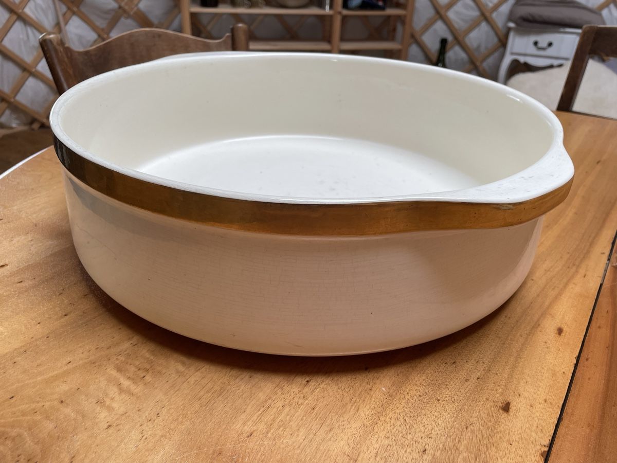 Villeroy & Boch Ciotole: Vintage Waschschüssel mit Goldrand – Usato da Willisau venduto da lar.ssa 1
