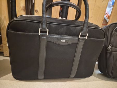 Hugo Boss Black Briefcase - Stylish Work Bag - Top Deal!