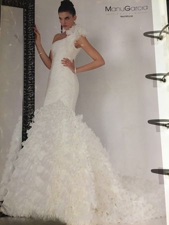 Designer Brautkleid, Hochzeitkleid 34-36 Manu Garcia