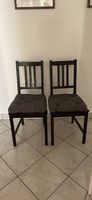 Lot de 2 chaises STEFAN IKEA avec coussins
