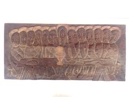 Abendmahl Jesus 12 Apostel Jünger Holz Schnitzerei Ostern