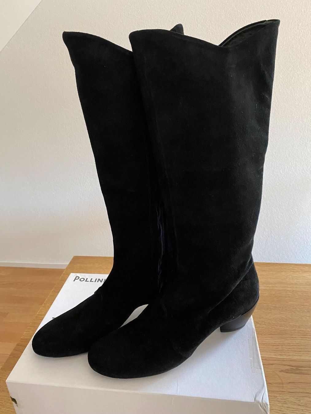 Scarpe da donna: Pollini Leder Stiefel, Gr. 41, Schwarz, Neu – Nuovo (secondo la descrizione) da Hemmental venduto da neander0614 1