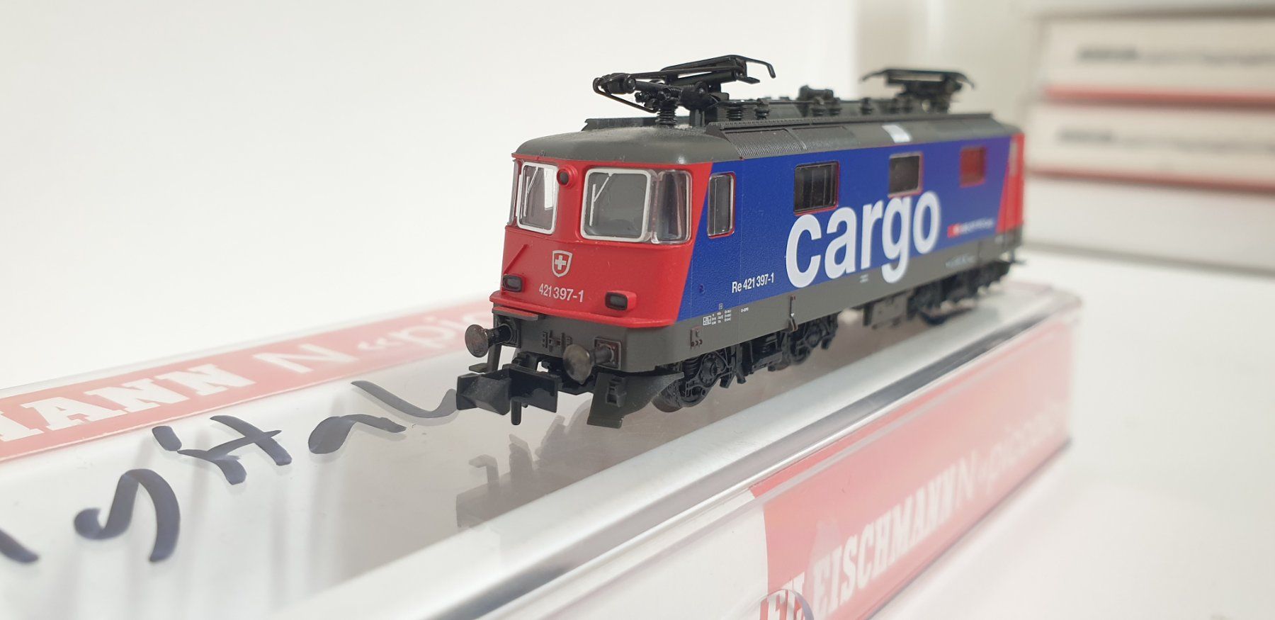 Fleischmann Modelleisenbahnen: Fleischmann Spur N  SBB Re421 Carco  7339 – Gebraucht aus Neuenhof von ludovicco 3
