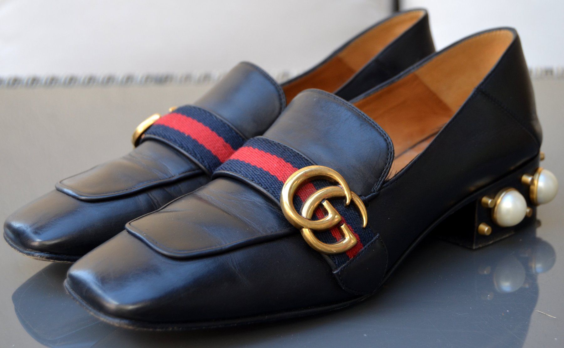 Gucci Damenschuhe: Gucci Mokassins / mocassins 37.5 – Gebraucht aus Collonges von Auganien 2