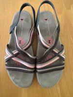 Sandaletten Skechers Memory Foam grau pink Gr. 39 gebraucht