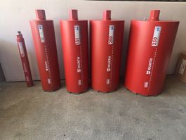 Kernbohrkronen Sortiment Wurth 40-250mm verschiedene Grössen