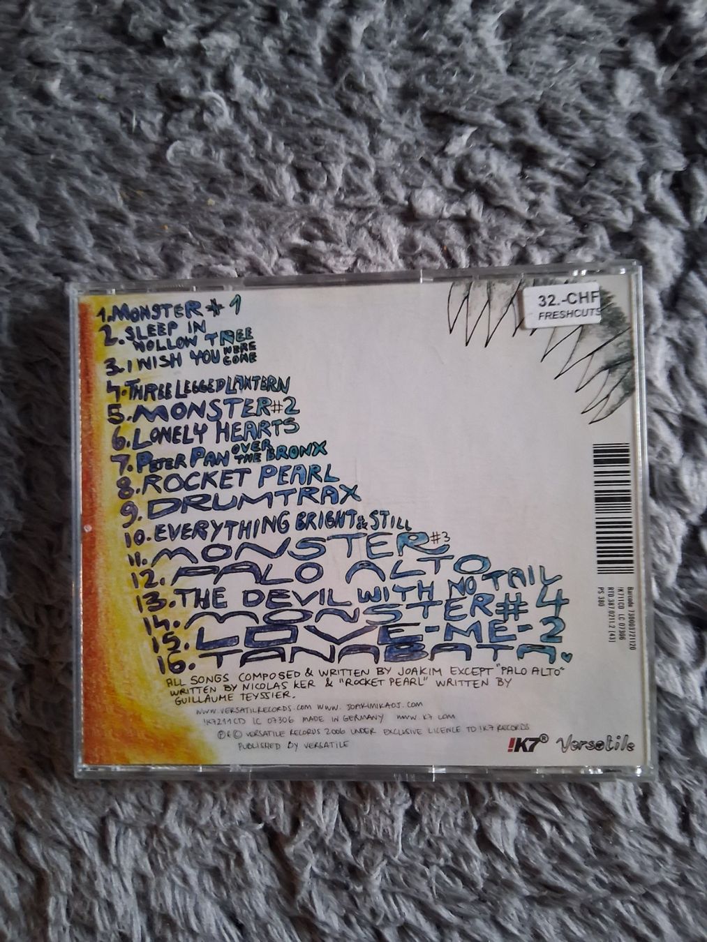 CD: JOAKIM       MONSTERS AND SILLY SONGS       CD – Usato da Wetzikon ZH venduto da Ramones01 1
