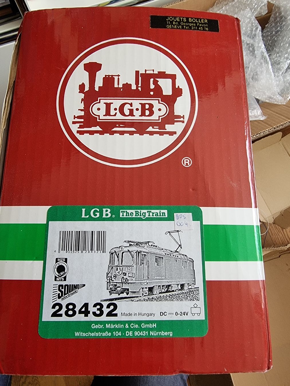 LGB Modelleisenbahnen: LGB Leerkarton GE 4/4 II – Gebraucht aus Zumikon von chv_w96q 3
