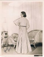 Janet Gaynor 1906-84 Autogramm signiert Vintage Foto 20x25cm