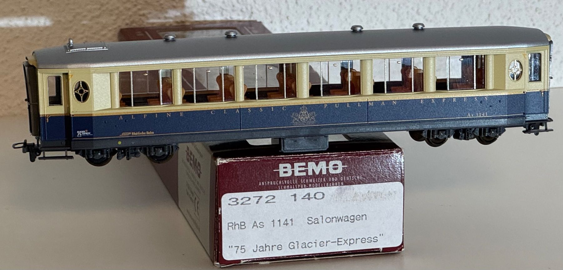 Bemo Trains électriques: Bemo H0m RhB 4er Set Alpine Pullmann Express – D'occasion à Goldau par Bergsturz1806 8