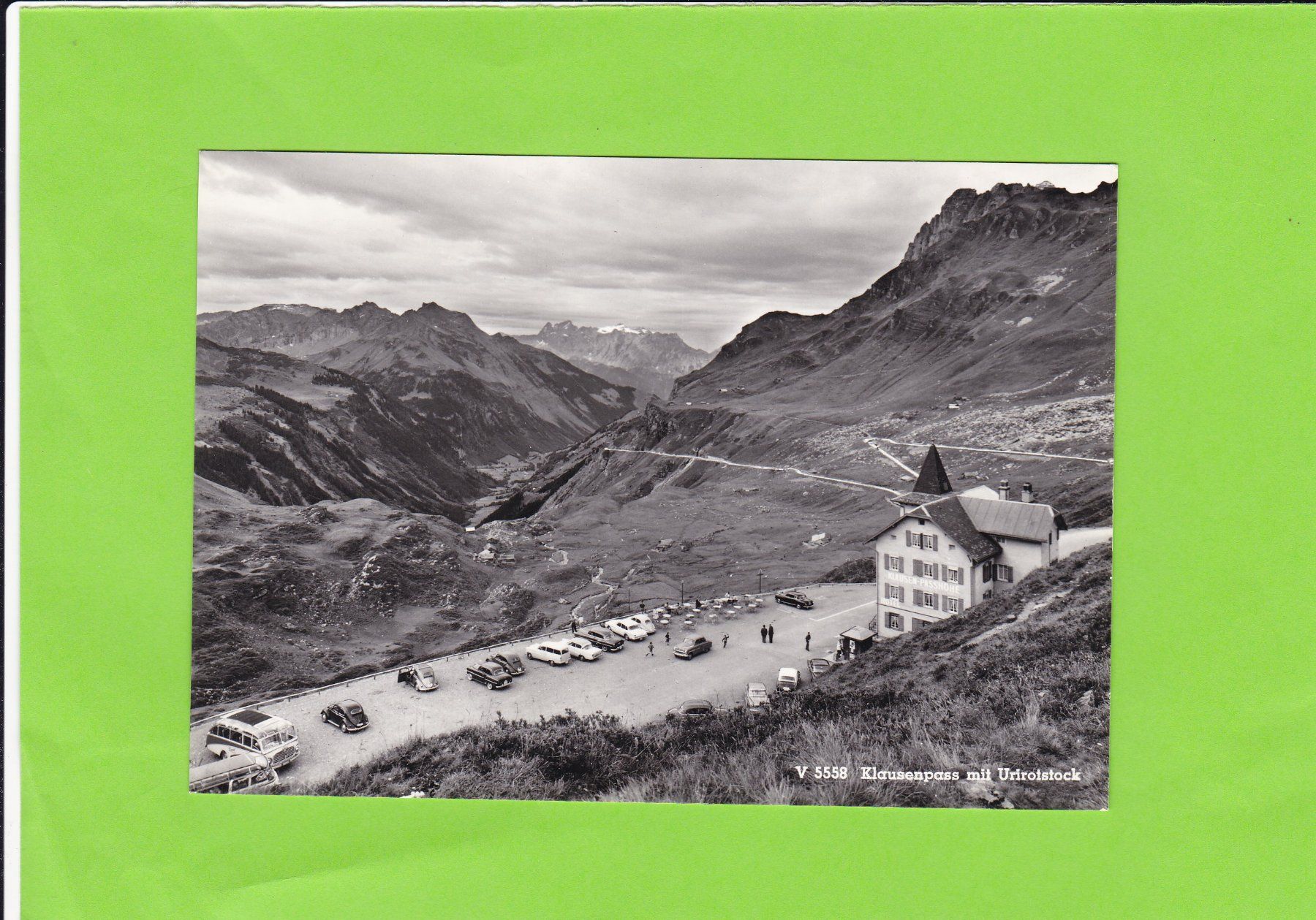 Cartoline postali: Klausenpass Höhe--Oldtimer – Usato da St. Peterzell venduto da neckertal