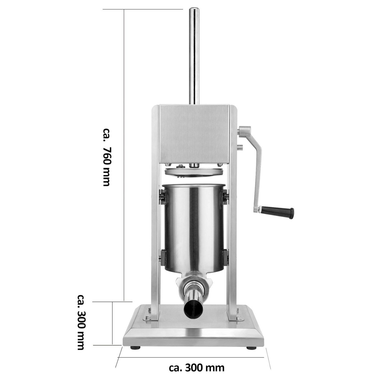 Attrezzatura professionale & Gastronomia: Profi Wurstfüllmaschine Edelstahl 3L – Nuovo e nell'imballaggio originale da Bottighofen venduto da zaap 8