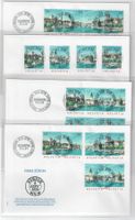 NABA ZÜRI 84, 4 FDC mit Vollstempel