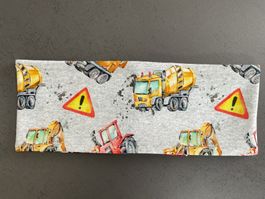 NEUES Stirnband Baufahrzeuge/Lastwagen (zweiseitig) Gr.50