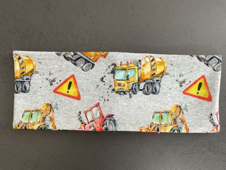 NEUES Stirnband Baufahrzeuge/Lastwagen (zweiseitig)