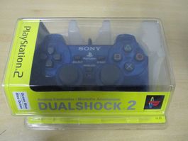 Original Sony Dual Shock 2 Controller blau-Playstation 2 NEU