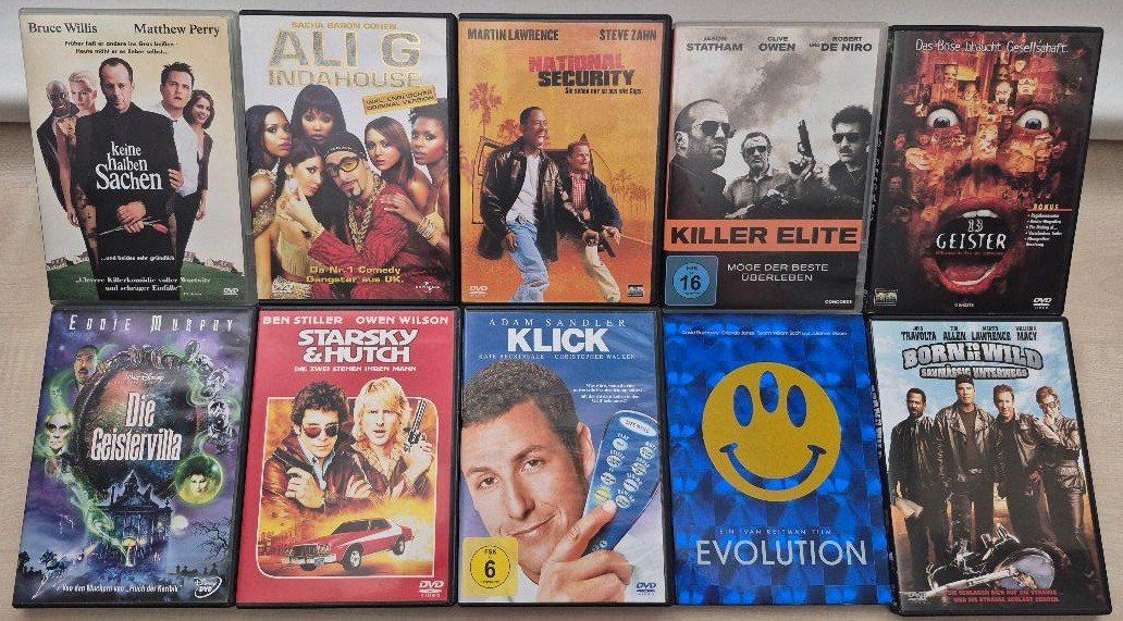 Tutti i DVDs: 60 x DVD Gemischt – Usato da Wettingen venduto da Reviled