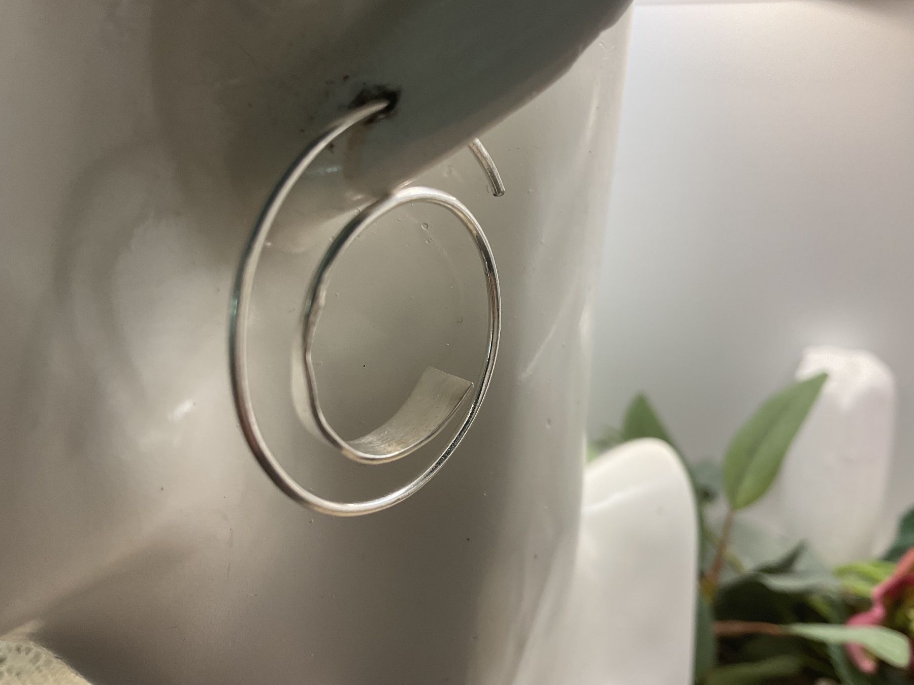 Ohrringe & -stecker: Super Silbercreolen, sehr speziell – Neu (gemäss Beschreibung) aus Luzern von S.Kern01