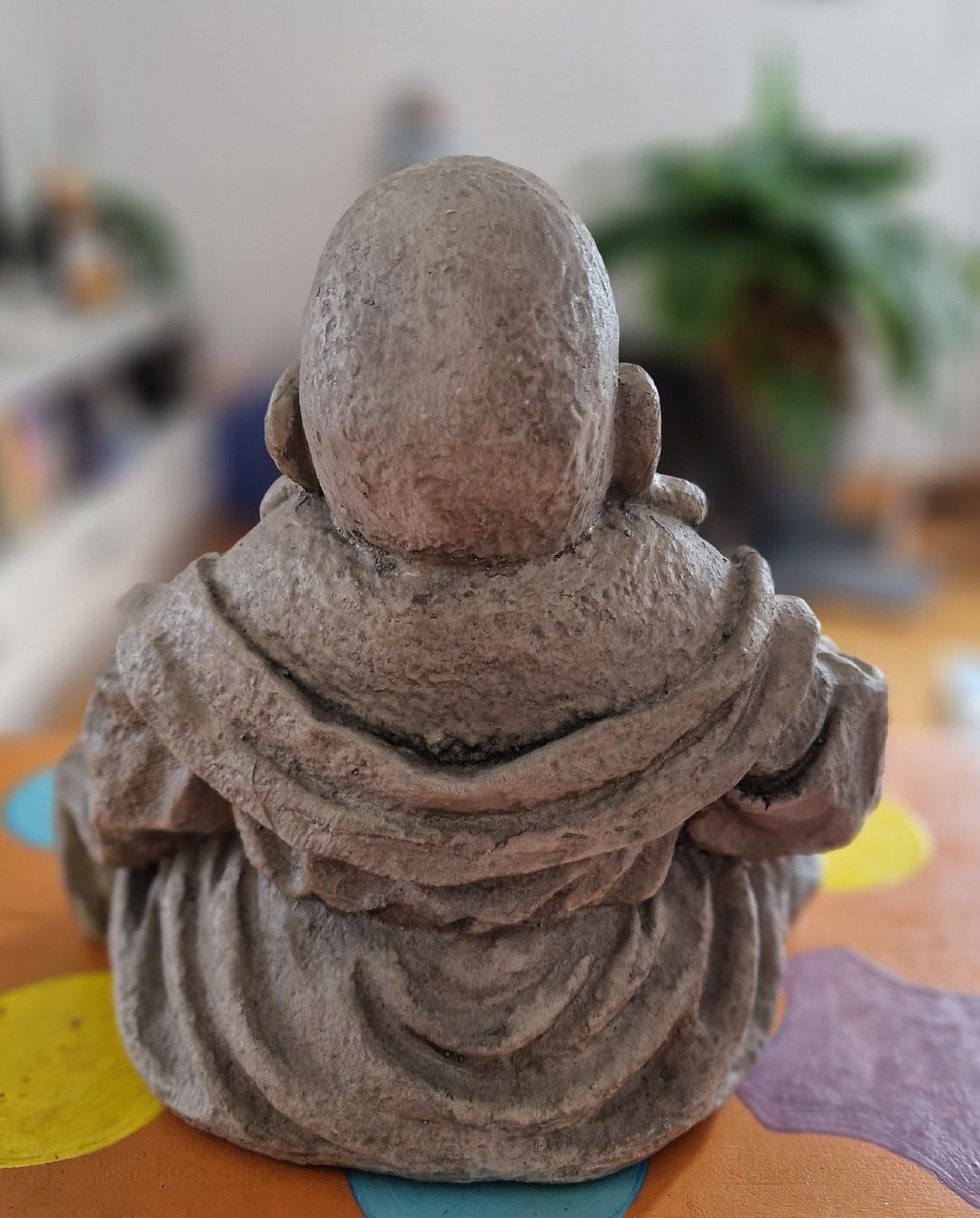 Statuette: Lachender Buddha Gartenfigur Steinoptik Deko Figur – Usato da Möhlin venduto da Lyhme94 2