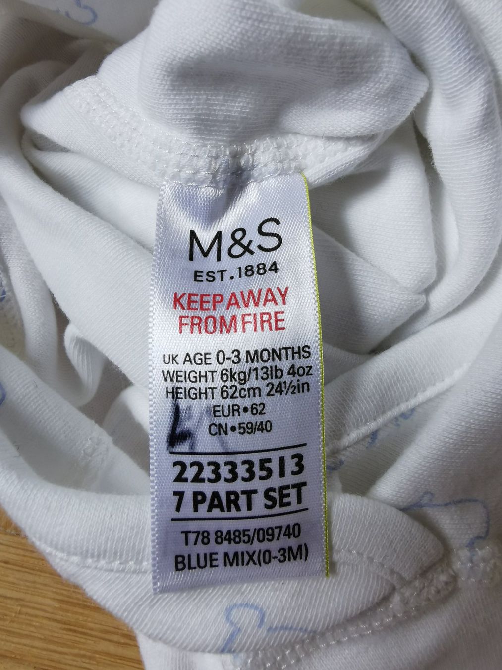 Pigiama & Simili: 2 x Body M&S Gr. 62 – Usato da Stäfa venduto da flamingo_17 3