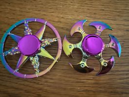 2x Fidget-Spinner: sensorisches Stressabbau Drehspielzeug