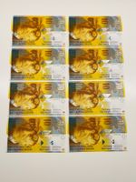 8 x 10.- Banknote fortlaufende Nummern bankfrisch 2010 RAR