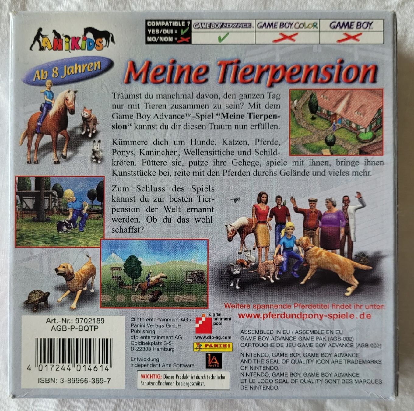 Nintendo Jeux: Gameboy Advance Nintendo - Meine Tierpension – D'occasion à Madiswil par Laubfleck 2