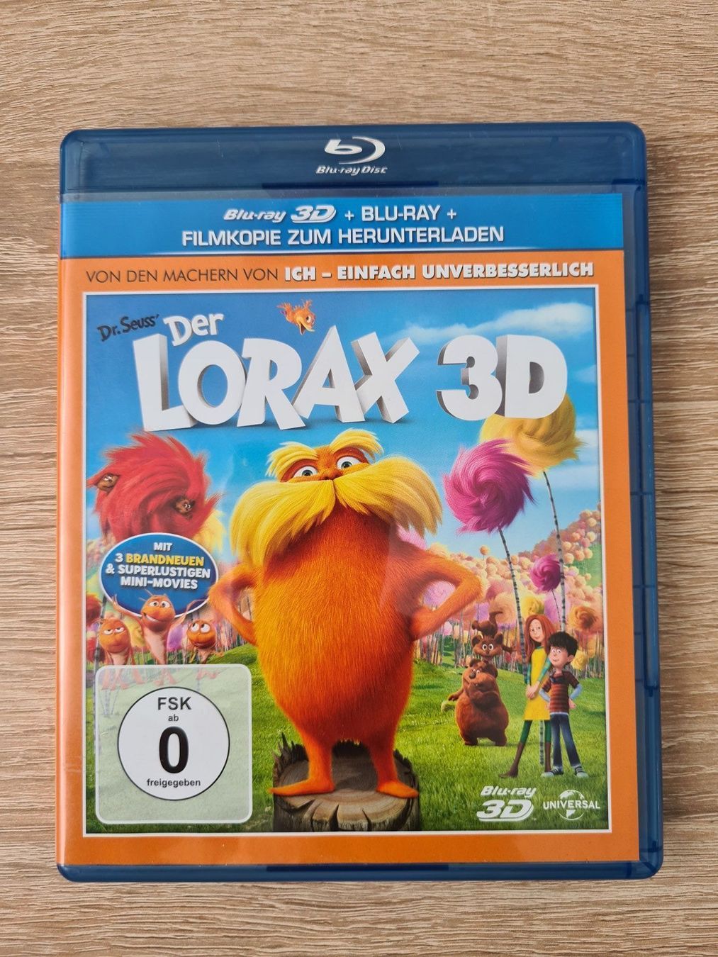 Tutti i DVDs: Der Lorax 3D (3 Disk) - Blu-Ray – Usato da Carouge GE venduto da Franllo
