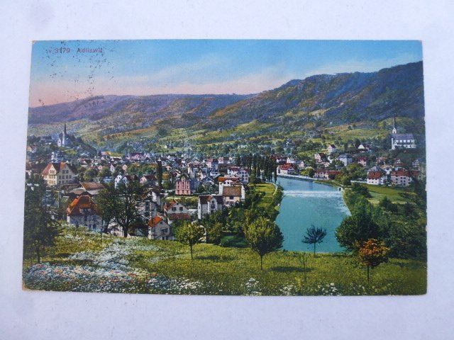 Cartoline postali: Ansichtskarte Adliswil 1923 – Usato da Walkringen venduto da Casablanca777