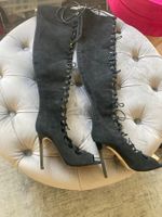 Overnknees  Stiefel in schwarz Neu!