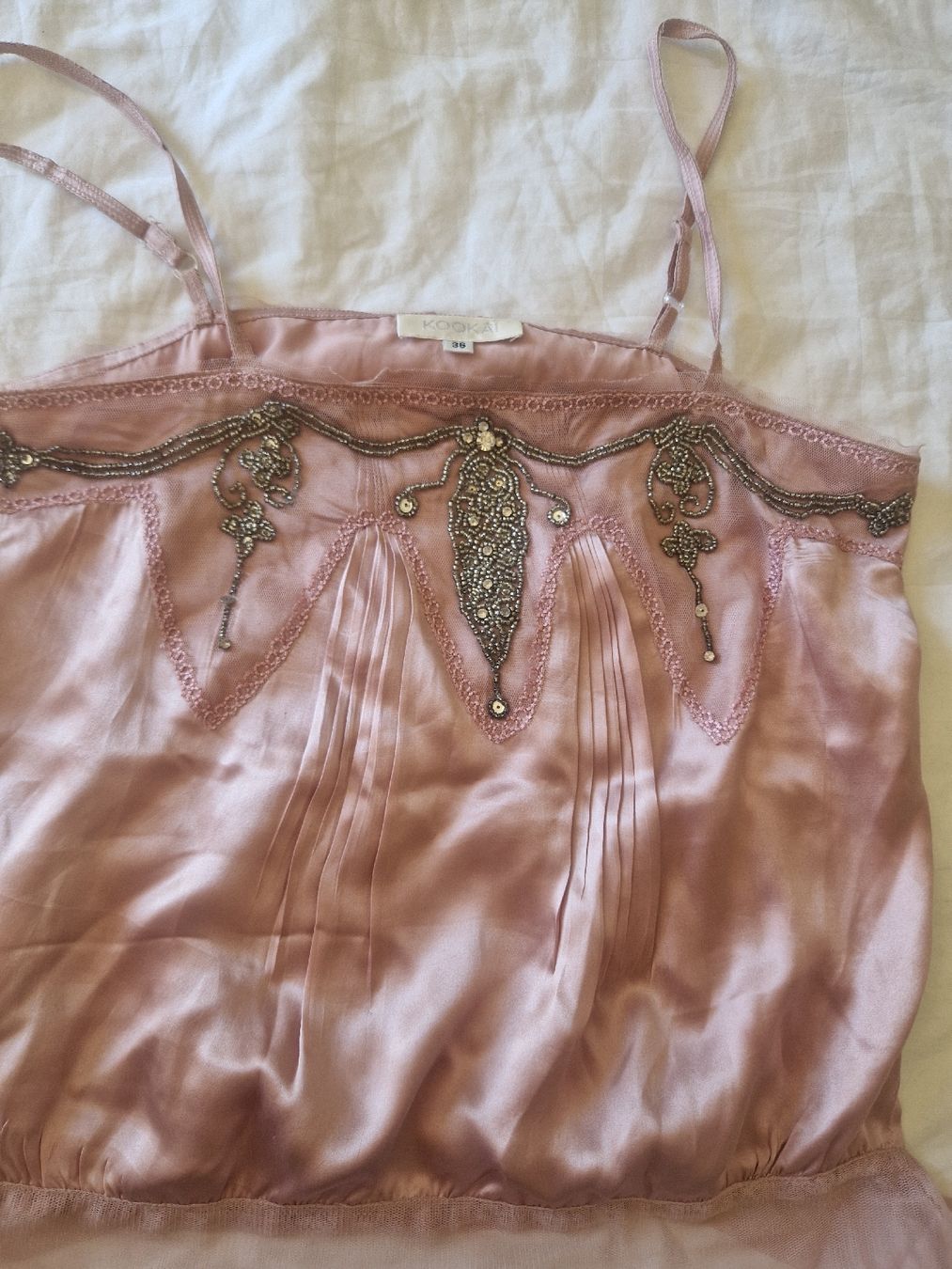 Kookai Top: Seidentop mit Strass in Grösse 34 – Nuovo (secondo la descrizione) da Küsnacht ZH venduto da 2011_ 5