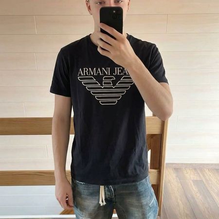Armani Jeans Vintage Armani Jeans T-shirt Black