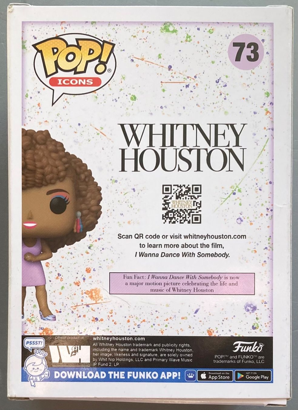 Funko Statuette: FUNKO POP WHITHNEY HOUSTON 73 – Nuovo e nell'imballaggio originale da Poliez-Pittet venduto da Newtown-Records 2