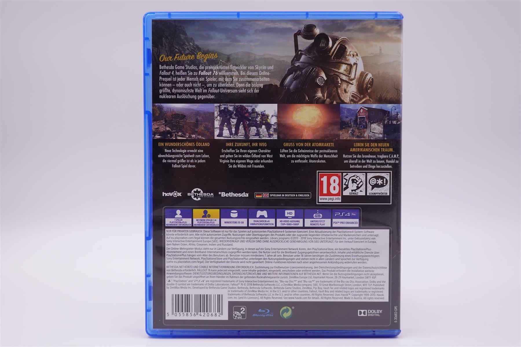 Sony Spiele: Fallout 76 (PS4) – Gebraucht aus Herisau von ZelliZone 1