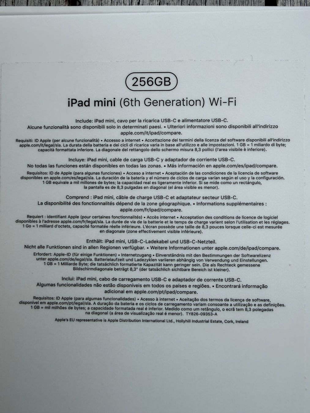 Apple Tablet PC: Apple iPad Mini 6 256GB Wifi – Gebraucht aus Zürich von Lambert1709 5