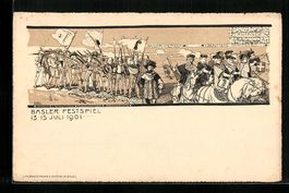 Litho Basel, Basler Festspiel 1901, Basl