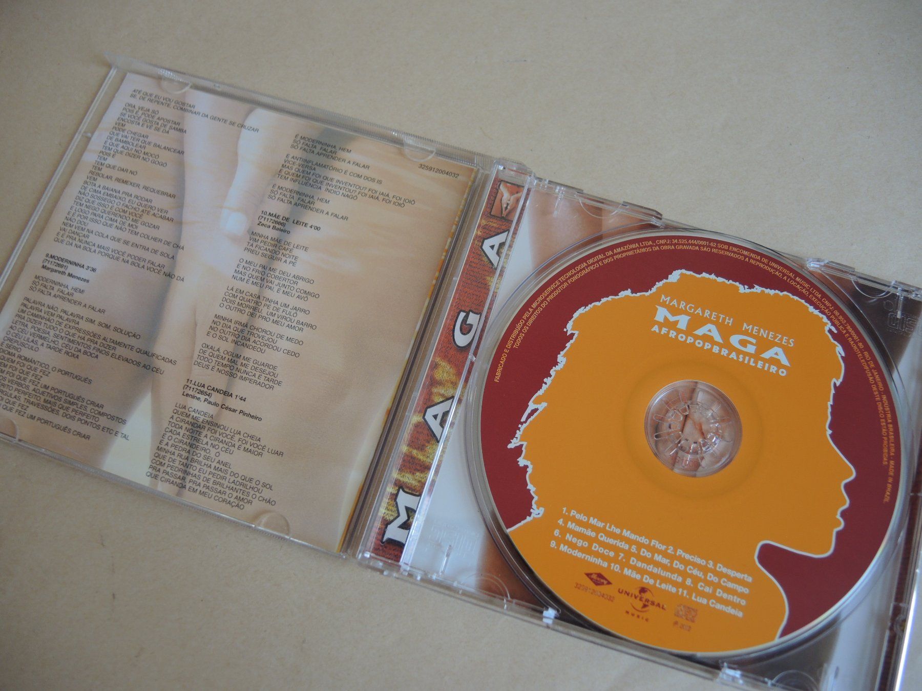 CD: CD Margareth Menezes - Afropopbrasileiro - MAGA Top – Usato da Rorschach venduto da Pop-upBrocki 1