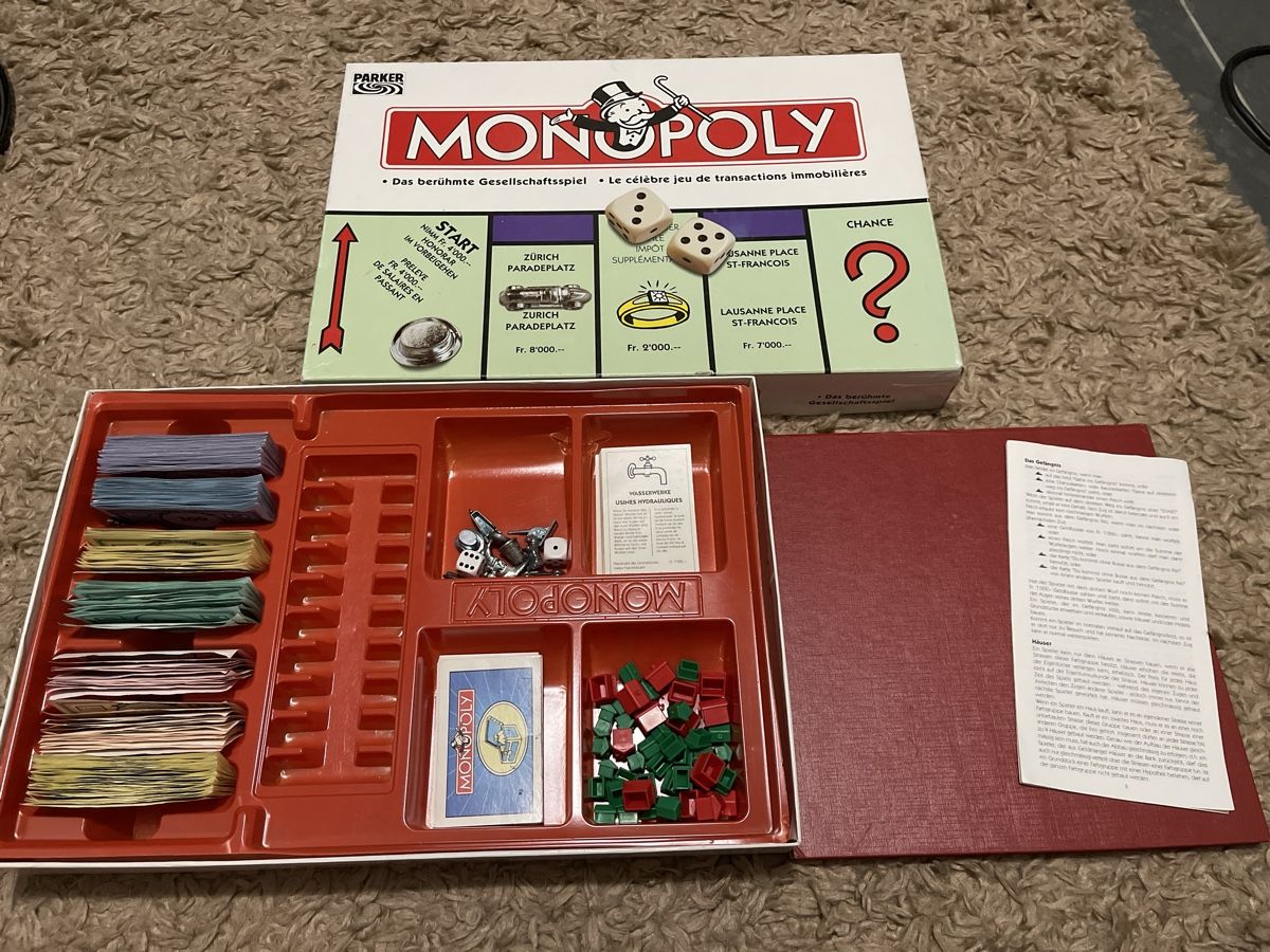 Parker Spiele: Monopoly Schweiz, Brettspiel – Gebraucht aus Unterkulm von AnoliOccasion